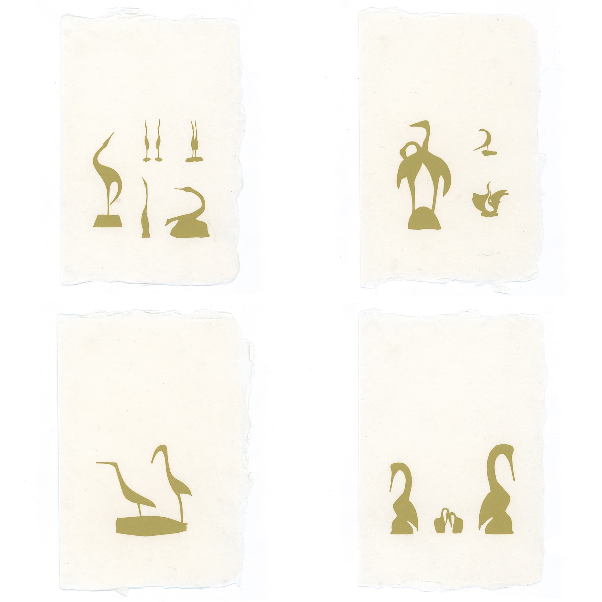 Cranes Stationery | Set of 8