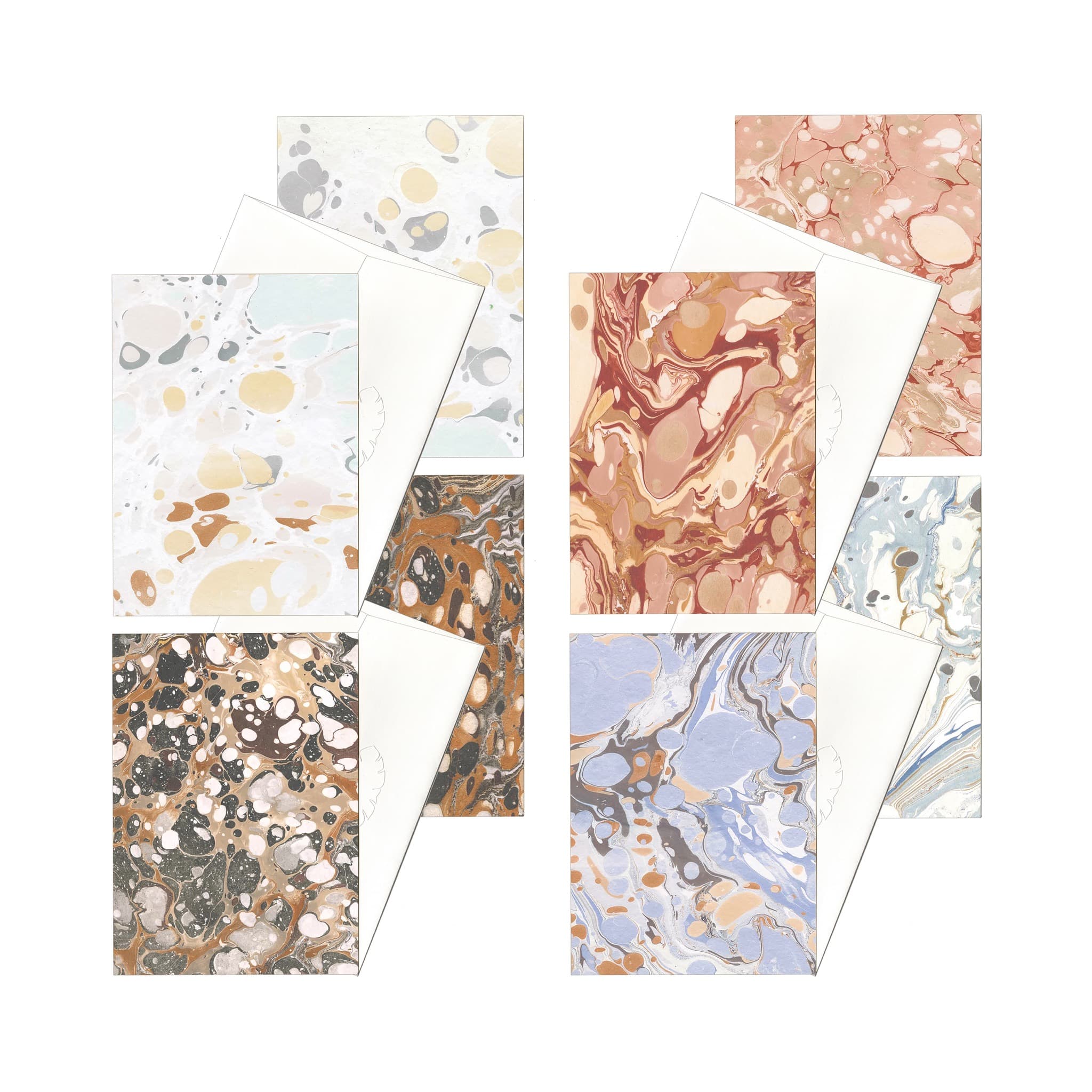 Marbled Cards