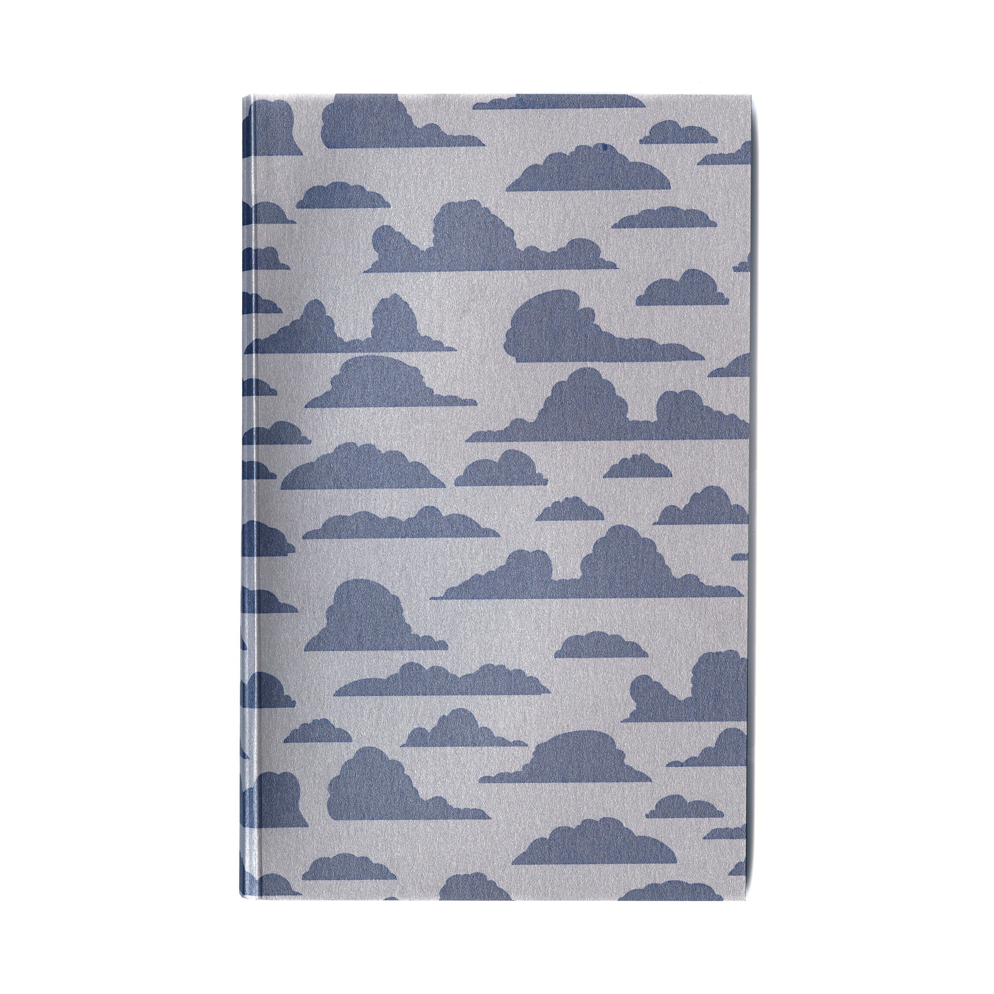 Everyday journal with original blue cloudy print cover and eighty 100% cotton paper pages