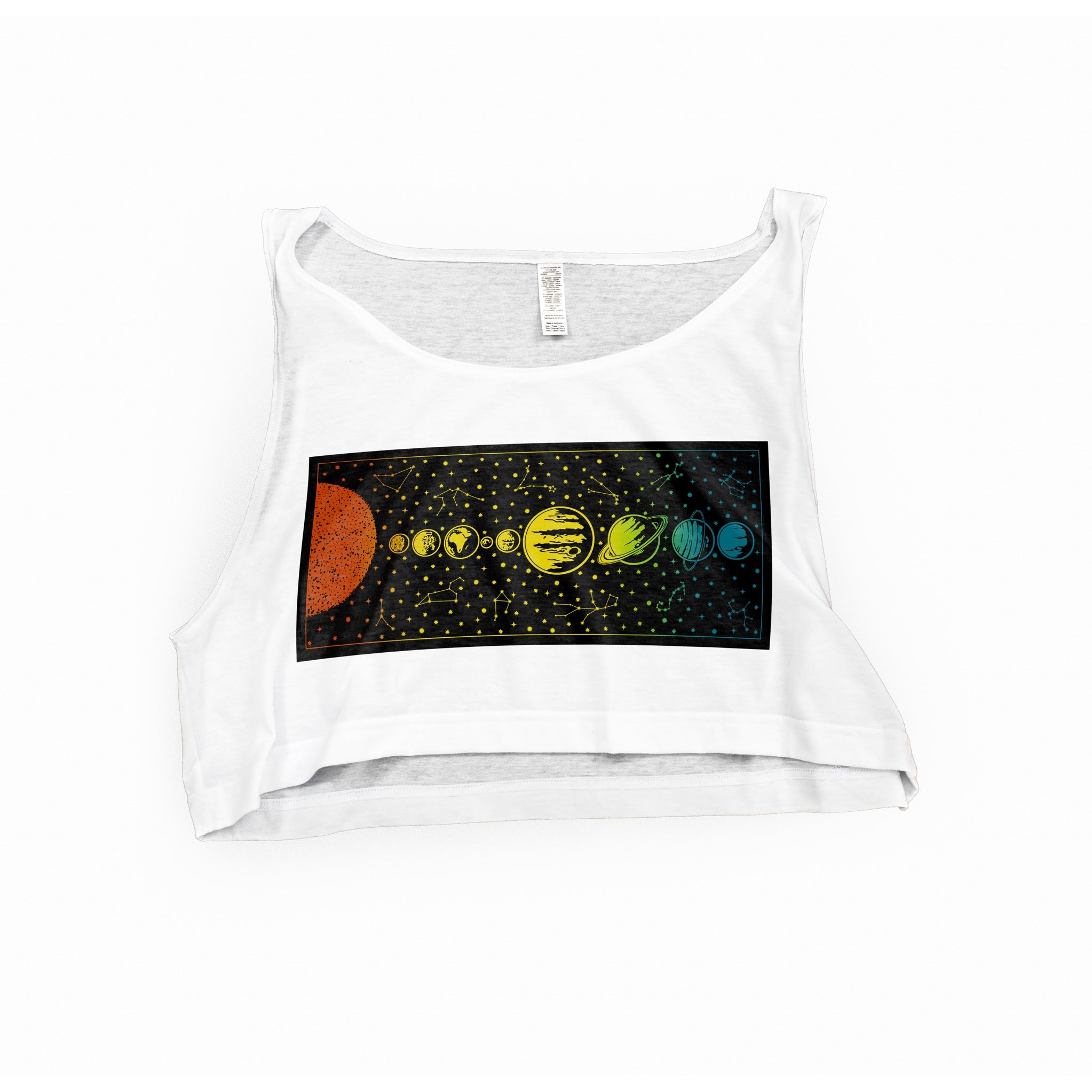 Planet Poster Cropped Tank