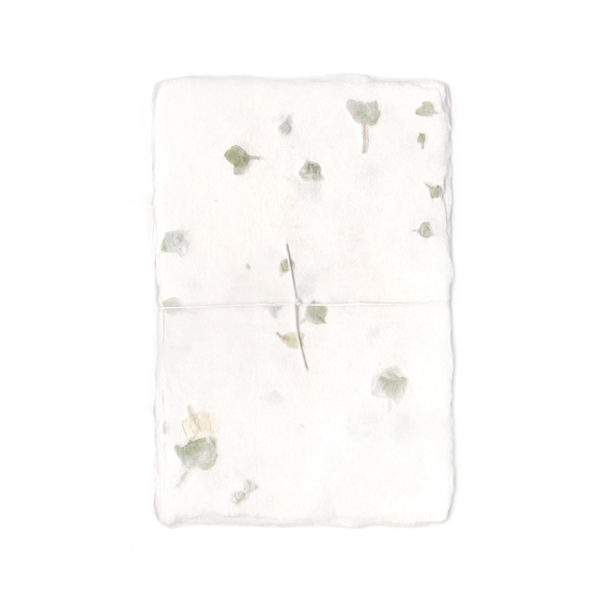Bleached Abaca w/ Green Hydrangeas