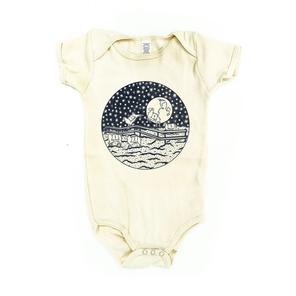 Counting Sheep Baby Onesie