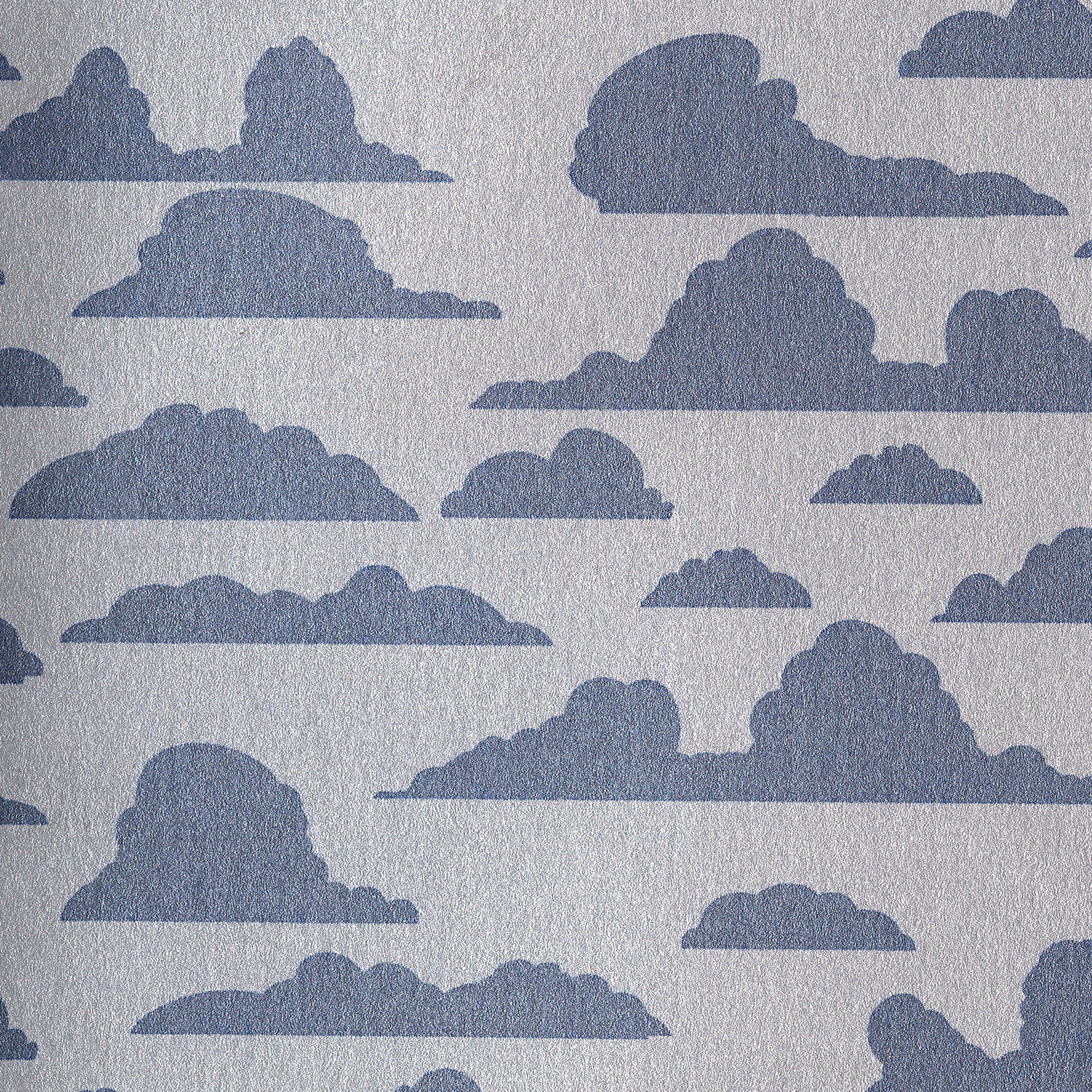 Everyday journal with original blue cloudy print cover and eighty 100% cotton paper pages