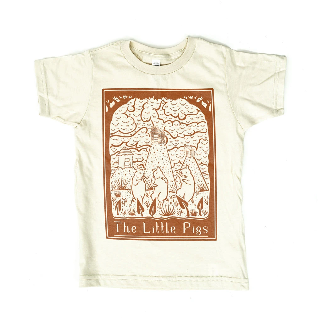 Three Little Pigs Toddler Tee